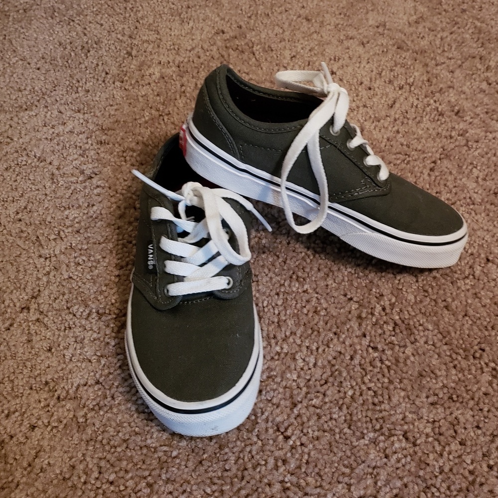 Boys Gray Van's Like New